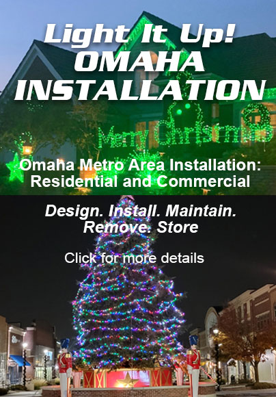 Light it up! Omaha Installation.