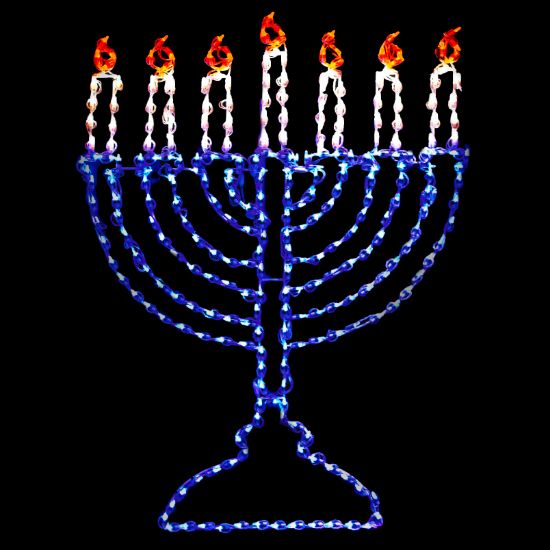Picture of Hanukkah LED Menorah Candle