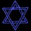 Picture of Hanukkah LED Star of David