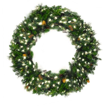 Picture of Mixed Noble Wreath 72", Classic White (M8)