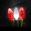 Picture of C6 100L 6" Spacing LED Light Set Red & Pure White Frost Gr Cord