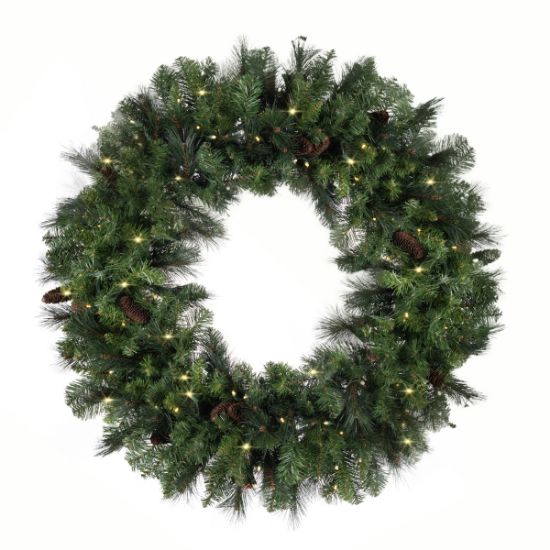 Picture of Mixed Noble Wreath 36", Classic White