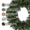 Picture of Mixed Noble Wreath 36", Classic White