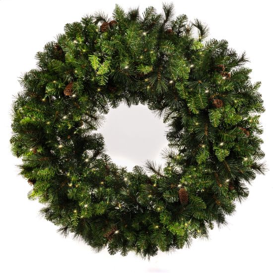 Picture of Mixed Noble Wreath 48", Classic White