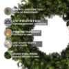 Picture of Mixed Noble Wreath 72", Classic White