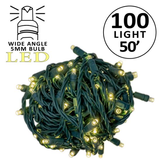 Picture of 5MM 100L Utility Grade 6" Spacing LED Warm White Gr Cord