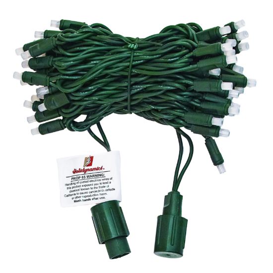 Picture of Dynamic RGB 5MM 50 Count, 6" spacing, Green Cord