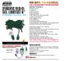 Picture of Dynamic RGB 5MM 50 Count, 6" spacing, Green Cord