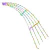 Picture of Dynamic RGB 5-Point Star Shooting Trail 72"