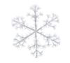 Picture of LED Sparkler Snowflake Pure White w/White Metal Frame 36"