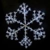 Picture of LED Sparkler Snowflake Pure White w/White Metal Frame 48"