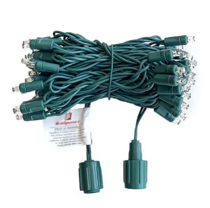 Picture of Dynamic RGBWW 5MM 50 Count, 4" spacing, Green Cord