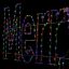 Picture of Sign Dynamic RGBWW LED Merry Christmas 36" Tall