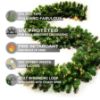 Picture of Oregon Warm White Garland, 9'x14"