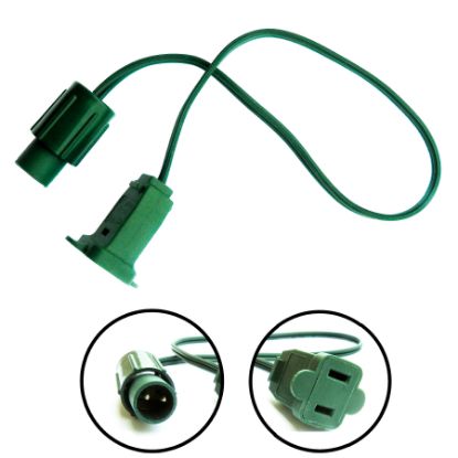 Picture of Dynamic RGB and RGBWW C9/E17 Coaxial Converter, grounded