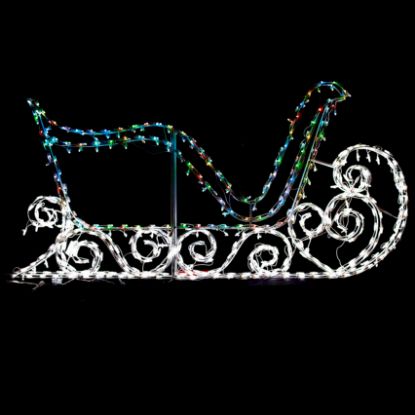 Picture of SALE!!! Dynamic RGB In-depth 3D Sleigh 72"
