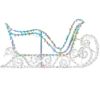 Picture of SALE!!! Dynamic RGB In-depth 3D Sleigh 72"