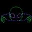 Picture of Halloween LED Alien Rising 50"