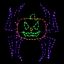 Picture of Halloween LED Animated Spider Pumpkin 60 in