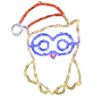 Picture of Woodland Christmas Owl 19"
