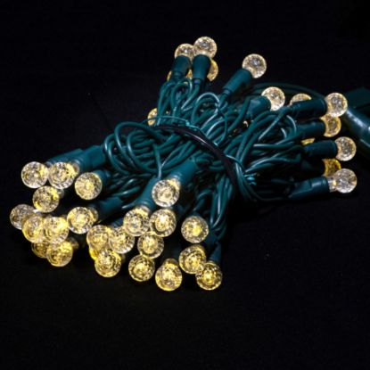 Picture of Dynamic RGBWW G12 Bulb 50 Count, 4" spacing, Green Cord