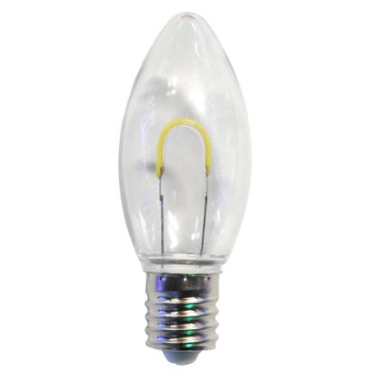 Picture of C9 LED U Filament Clear Bulbs Warm White Transparent