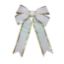Picture of 12" Ivory Canvas Bow with Gold Trim