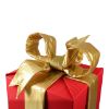 Picture of 3D Nylon Gift Box 36", Red with Gold Mylar Bow