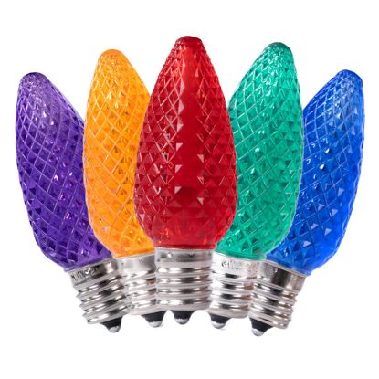 Picture of C9 LED Polycarbonate Bulb - Multi Transparent