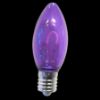 Picture of C9 LED U Filament Clear Bulbs Purple Transparent - Pack of 25