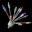 Picture of C9 Glitzer - Twinkle Multi lights w/white base