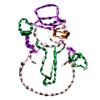 Picture of Waving Snowman 35"