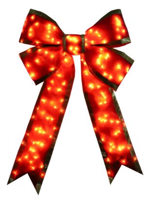 Picture of 24" Red Nylon Bow, Lighted