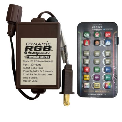 Picture of Dynamic RGBWW 100w Controller and Remote