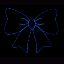 Picture of Christmas Bow Metal Frame Rope Light