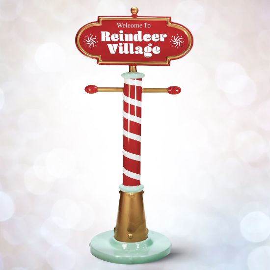 Picture of Festive 3D Signpost - Fiberglass