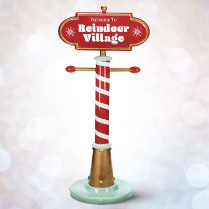 Picture of Festive 3D Signpost - Fiberglass