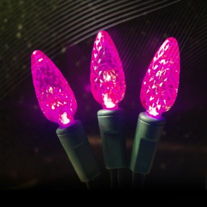 Picture of 50L C6 LED - Pink with Gr Cord - 4" Spacing