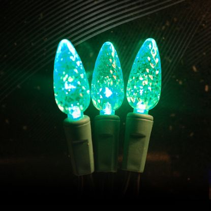 Picture of 50L C6 LED - Green with Gr Cord - 4" Spacing