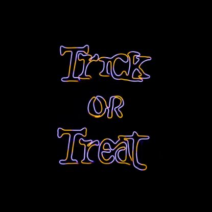 Picture of LiteLines Neonflex Trick or Treat Sign