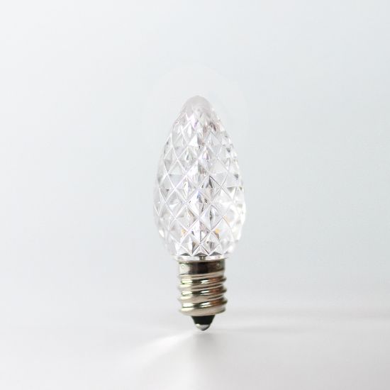 C7 Sun Warm White bulb, displayed vertically
