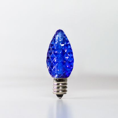 C7 Blue bulb, displayed vertically