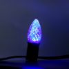 C7 Blue bulb, displayed lit
