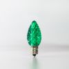C7 Green bulb, displayed vertically