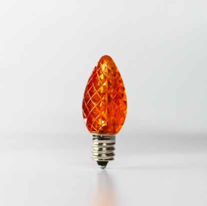 C7 Orange bulb, displayed vertically