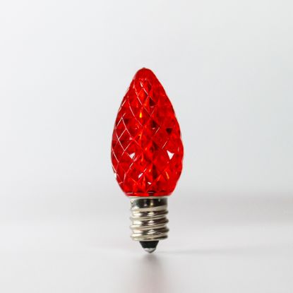 C7 Red bulb, displayed vertically