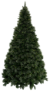 7.5 foot Full Scotch Pine artificial Christmas tree, displayed unlit floating on white backdrop