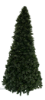 10 foot Full Scotch Pine artificial Christmas tree, displayed unlit floating on white backdrop