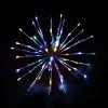 Rainbow-colored Spritzer displayed lit on a black background