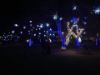 Spritzers hung in trees at Bayliss Park